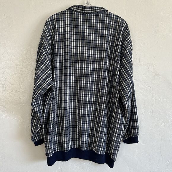 Vintage Adolfo Sport Jacket Lightweight Golf Plaid Women XL - Picture 5 of 8